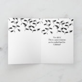 Gefeliciteerd Afstuderen Gefeliciteerd Kaart (Binnen)