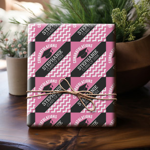 Gefeliciteerd Afstuderen - Gepersonaliseerd Afstud Cadeaupapier