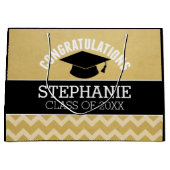 Gefeliciteerd Afstuderen - Gepersonaliseerd Afstud Large Cadeautasje (Voorkant)