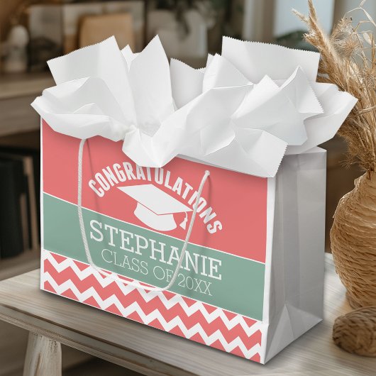 Gefeliciteerd Afstuderen - Gepersonaliseerd Afstud Large Cadeautasje
