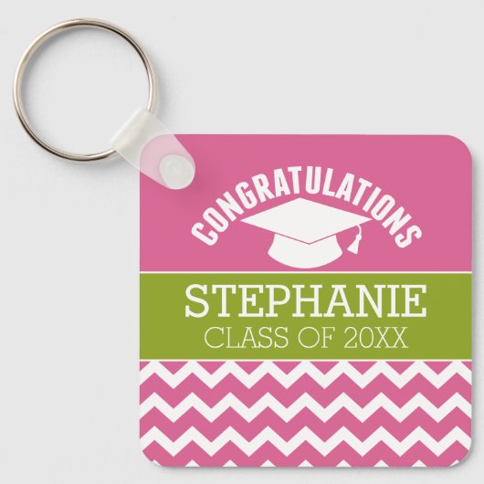Gefeliciteerd Afstuderen - Gepersonaliseerd Afstud Sleutelhanger (Voorkant)