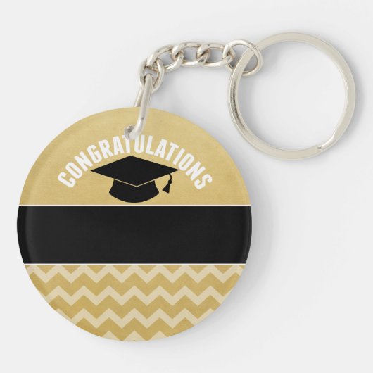 Gefeliciteerd Afstuderen - Gepersonaliseerd Afstud Sleutelhanger (Achterkant)