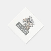 Gefeliciteerd Afstuderen gepersonaliseerd Servet (Hoek)