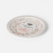 Gefeliciteerd Afstuderen Girly Papieren Bordje (Gekanteld)