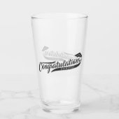 Gefeliciteerd Afstuderen Glas (Voorkant)