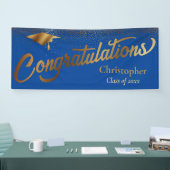 Gefeliciteerd, Afstuderen, Goudklasse op Blauw Spandoek (Beurs)