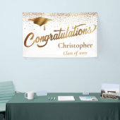Gefeliciteerd, Afstuderen, Goudklasse op Wit Spandoek (Beurs)