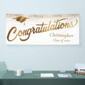 Gefeliciteerd, Afstuderen, Goudklasse op Wit Spandoek (Beurs)