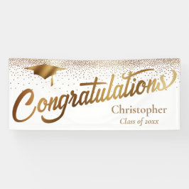 Gefeliciteerd, Afstuderen, Goudklasse op Wit Spandoek