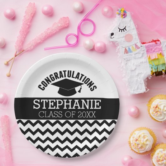 Gefeliciteerd Afstuderen - Graduation Party Papieren Bordje (Feest)