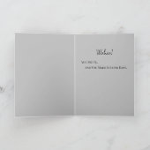 Gefeliciteerd Afstuderen Green & Silver Sparkle Kaart (Binnen)