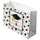 Gefeliciteerd Afstuderen Groot Cadeauzakje (Achterkant Gekanteld)