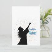 Gefeliciteerd Afstuderen: Happy Afstuderen Kaart (Staand voorkant)