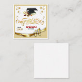 Gefeliciteerd Afstuderen Informatiekaartje (Voorkant / Achterkant)