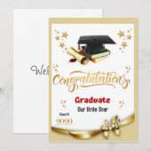 Gefeliciteerd, Afstuderen kaart (Voorkant / Achterkant)