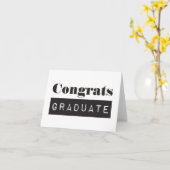 Gefeliciteerd Afstuderen Kaart (Gele Bloem)