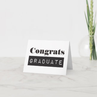 Gefeliciteerd Afstuderen Kaart
