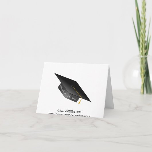 Gefeliciteerd Afstuderen Kaart (Achterkant)