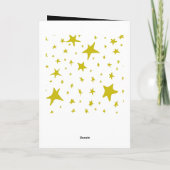 Gefeliciteerd Afstuderen kaarten Black & Gold Star (Achterkant)