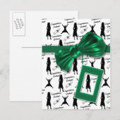 Gefeliciteerd afstuderen kaarten voor vrouwen (Voorkant / Achterkant)