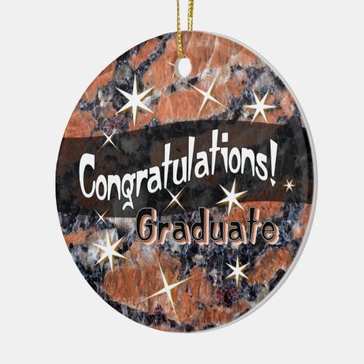 Gefeliciteerd Afstuderen Kepomwille Ornament (Links)