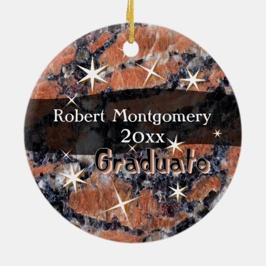 Gefeliciteerd Afstuderen Kepomwille Ornament (Achterkant)