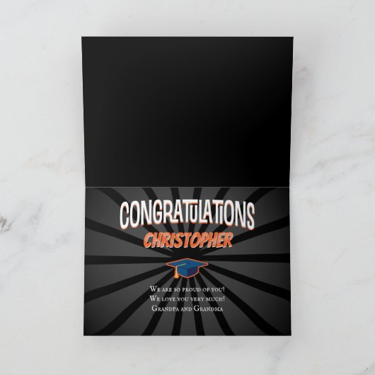 Gefeliciteerd Afstuderen Kindergarten Kaart (Binnen)