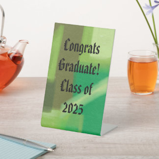 Gefeliciteerd Afstuderen Klasse van 2025 Tabletop  Reclamebord Met Voetstuk