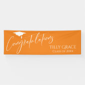 Gefeliciteerd Afstuderen Klasse van Helder Sinaasa Spandoek (Horizontaal)