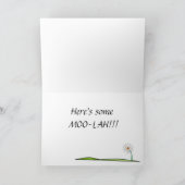 Gefeliciteerd Afstuderen-Koe Kaart (Binnen)