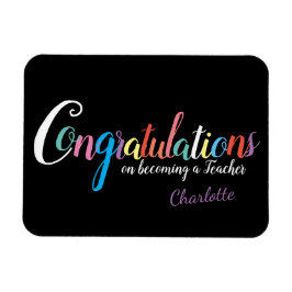 Gefeliciteerd afstuderen leraar magneet