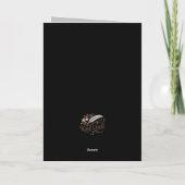 Gefeliciteerd Afstuderen Maroon & Silver Sparkle Kaart (Achterkant)