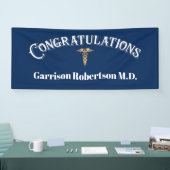 Gefeliciteerd Afstuderen MD Doctor Spandoek (Beurs)
