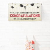 Gefeliciteerd Afstuderen Medische School Spandoek (Insitu)