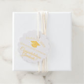 Gefeliciteerd Afstuderen met Naam & Pet Bedankjes Labels (Met doos)