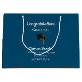 Gefeliciteerd Afstuderen met Pet Groot Cadeauzakje (Voorkant)