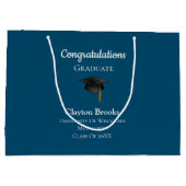 Gefeliciteerd Afstuderen met Pet Groot Cadeauzakje (Achterkant)