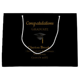 Gefeliciteerd Afstuderen met Pet Groot Cadeauzakje