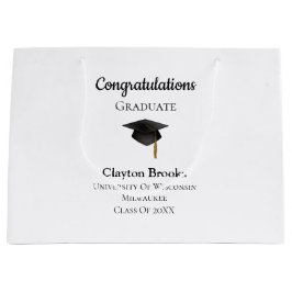 Gefeliciteerd Afstuderen met Pet Groot Cadeauzakje