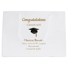 Gefeliciteerd Afstuderen met Pet Groot Cadeauzakje