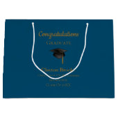 Gefeliciteerd Afstuderen met Pet Groot Cadeauzakje (Voorkant)