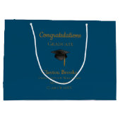 Gefeliciteerd Afstuderen met Pet Groot Cadeauzakje (Achterkant)