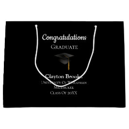 Gefeliciteerd Afstuderen met Pet Groot Cadeauzakje