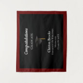 Gefeliciteerd Afstuderen met Pet Wandkleed (Voorkant)