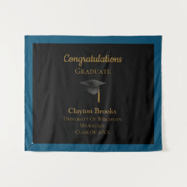 Gefeliciteerd Afstuderen met Pet Wandkleed