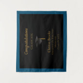 Gefeliciteerd Afstuderen met Pet Wandkleed (Voorkant)