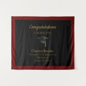 Gefeliciteerd Afstuderen met Pet Wandkleed (Voorkant (horizontaal))