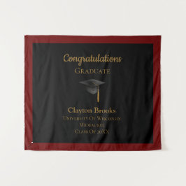 Gefeliciteerd Afstuderen met Pet Wandkleed