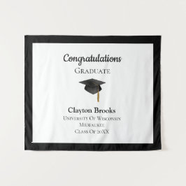 Gefeliciteerd Afstuderen met Pet Wandkleed