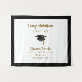 Gefeliciteerd Afstuderen met Pet Wandkleed